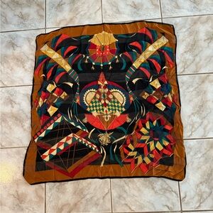 Carolina Herrera Silk Vintage Scarf